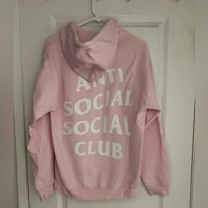 ANTI SOCIAL SOCIAL CLUB Pink Hoodie Medium